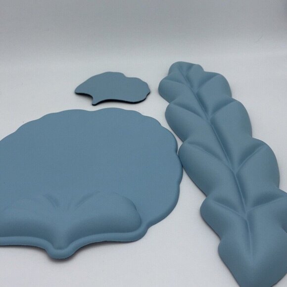 Mouse Pad with Wrist Rest Support Coaster and Keyboard New Set - Picture 1 of 4